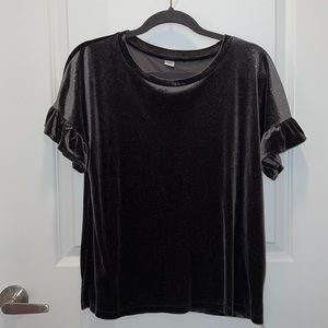 Dark Grey Glitter ON Top